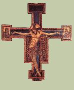 GIUNTA PISANO Crucifix swg oil painting artist